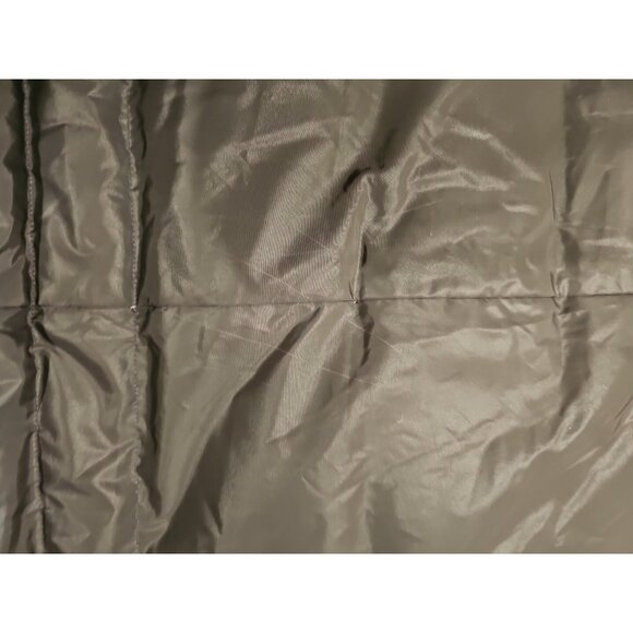 SOIA & KYO Grey Brushed Down Puffer Long Coat Jacket Sz XS EUC Quiet Luxury Warm - Picture 13 of 13